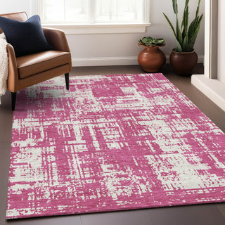 Piper Looms Mayfield Modern AMF895 Blush Machine Washable Area Rug Lifestyle Image Feature