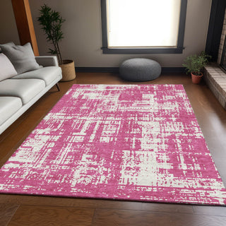 Piper Looms Mayfield Modern AMF895 Blush Machine Washable Area Rug Lifestyle Image Feature