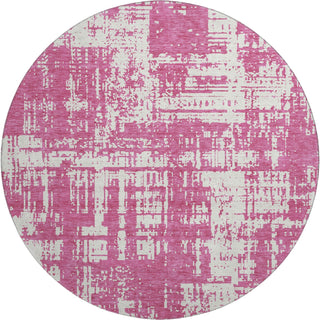 Piper Looms Mayfield Modern AMF895 Blush Machine Washable Area Rug Round Main Image