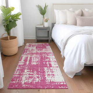 Piper Looms Mayfield Modern AMF895 Blush Machine Washable Area Rug Runner Lifestyle Image Feature