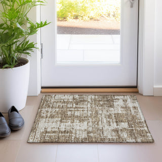 Piper Looms Mayfield Modern AMF895 Brown Machine Washable Area Rug Scatter Lifestyle Image Feature