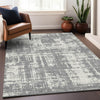 Piper Looms Mayfield Modern AMF895 Gray Machine Washable Area Rug Lifestyle Image Feature