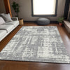 Piper Looms Mayfield Modern AMF895 Gray Machine Washable Area Rug Lifestyle Image Feature