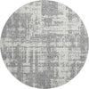 Piper Looms Mayfield Modern AMF895 Gray Machine Washable Area Rug Round Main Image