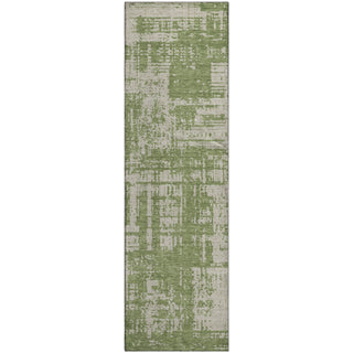 Piper Looms Mayfield Modern AMF895 Green Machine Washable Area Rug Runner Main Image