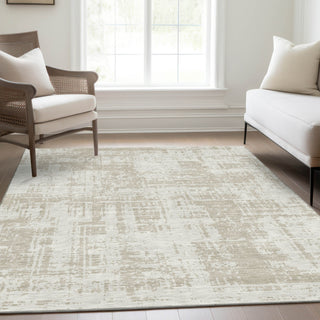 Piper Looms Mayfield Modern AMF895 Ivory Machine Washable Area Rug Lifestyle Image Feature