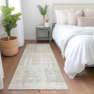 Piper Looms Mayfield Modern AMF895 Ivory Machine Washable Area Rug Runner Lifestyle Image Feature