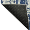 Piper Looms Mayfield Modern AMF895 Navy Machine Washable Area Rug Backing Image