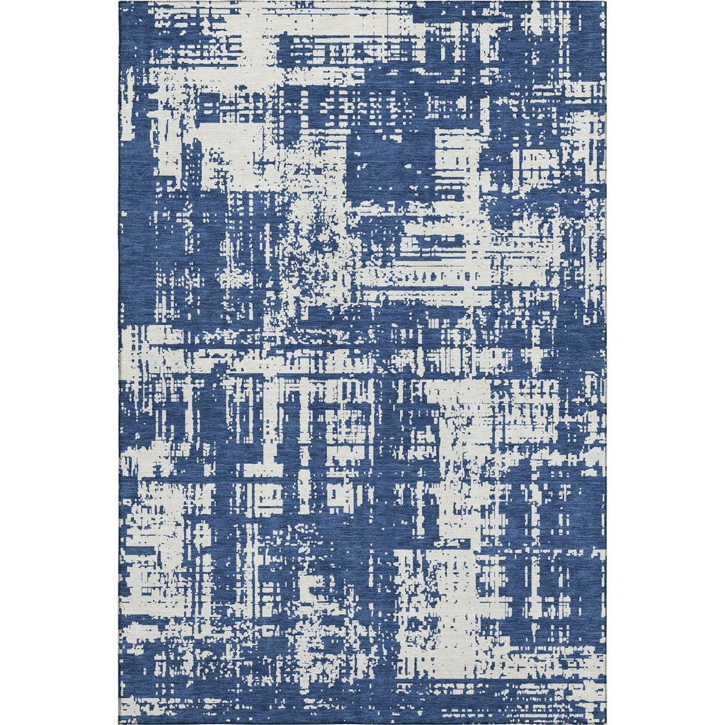 Piper Looms Mayfield Modern AMF895 Navy Machine Washable Area Rug main image