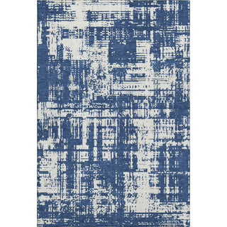Piper Looms Mayfield Modern AMF895 Navy Machine Washable Area Rug main image