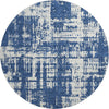 Piper Looms Mayfield Modern AMF895 Navy Machine Washable Area Rug Round Main Image