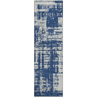 Piper Looms Mayfield Modern AMF895 Navy Machine Washable Area Rug Runner Main Image