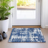 Piper Looms Mayfield Modern AMF895 Navy Machine Washable Area Rug Scatter Lifestyle Image Feature