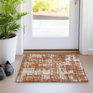 Piper Looms Mayfield Modern AMF895 Paprika Machine Washable Area Rug Scatter Lifestyle Image Feature