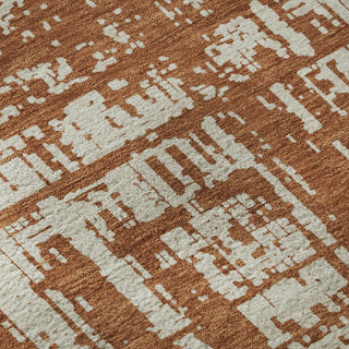 Piper Looms Mayfield Modern AMF895 Paprika Machine Washable Area Rug Swatch Image