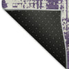 Piper Looms Mayfield Modern AMF895 Purple Machine Washable Area Rug Backing Image