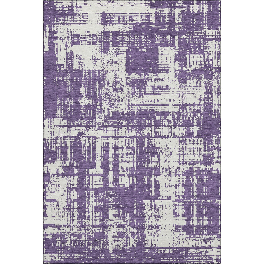 Piper Looms Mayfield Modern AMF895 Purple Machine Washable Area Rug main image
