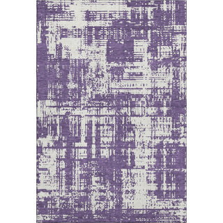 Piper Looms Mayfield Modern AMF895 Purple Machine Washable Area Rug main image