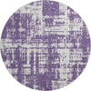 Piper Looms Mayfield Modern AMF895 Purple Machine Washable Area Rug Round Main Image