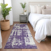 Piper Looms Mayfield Modern AMF895 Purple Machine Washable Area Rug Runner Lifestyle Image Feature