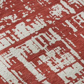 Piper Looms Mayfield Modern AMF895 Red Machine Washable Area Rug Swatch Image