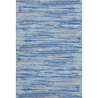 Piper Looms Mayfield Stripes AMF896 Blue Machine Washable Area Rug main image