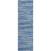 Piper Looms Mayfield Stripes AMF896 Blue Machine Washable Area Rug Runner Main Image