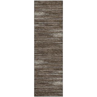 Piper Looms Mayfield Stripes AMF896 Brown Machine Washable Area Rug Runner Main Image
