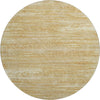 Piper Looms Mayfield Stripes AMF896 Gold Machine Washable Area Rug Round Main Image