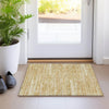 Piper Looms Mayfield Stripes AMF896 Gold Machine Washable Area Rug Scatter Lifestyle Image Feature