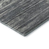 Piper Looms Mayfield Stripes AMF896 Gray Machine Washable Area Rug Corner Image