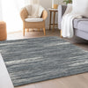 Piper Looms Mayfield Stripes AMF896 Gray Machine Washable Area Rug Lifestyle Image Feature