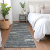 Piper Looms Mayfield Stripes AMF896 Gray Machine Washable Area Rug Runner Lifestyle Image Feature