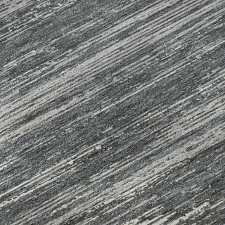 Piper Looms Mayfield Stripes AMF896 Gray Machine Washable Area Rug Swatch Image