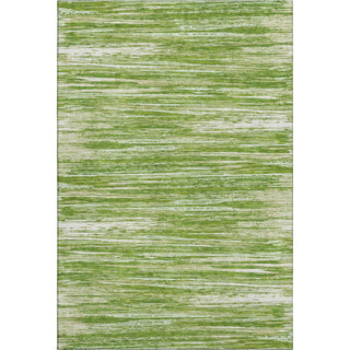 Piper Looms Mayfield Stripes AMF896 Green Machine Washable Area Rug main image