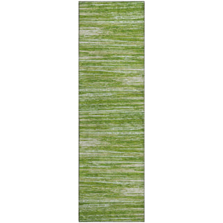 Piper Looms Mayfield Stripes AMF896 Green Machine Washable Area Rug Runner Main Image