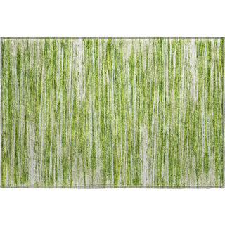Piper Looms Mayfield Stripes AMF896 Green Machine Washable Area Rug Scatter Main Image