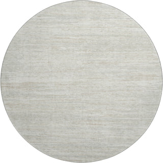 Piper Looms Mayfield Stripes AMF896 Ivory Machine Washable Area Rug Round Main Image