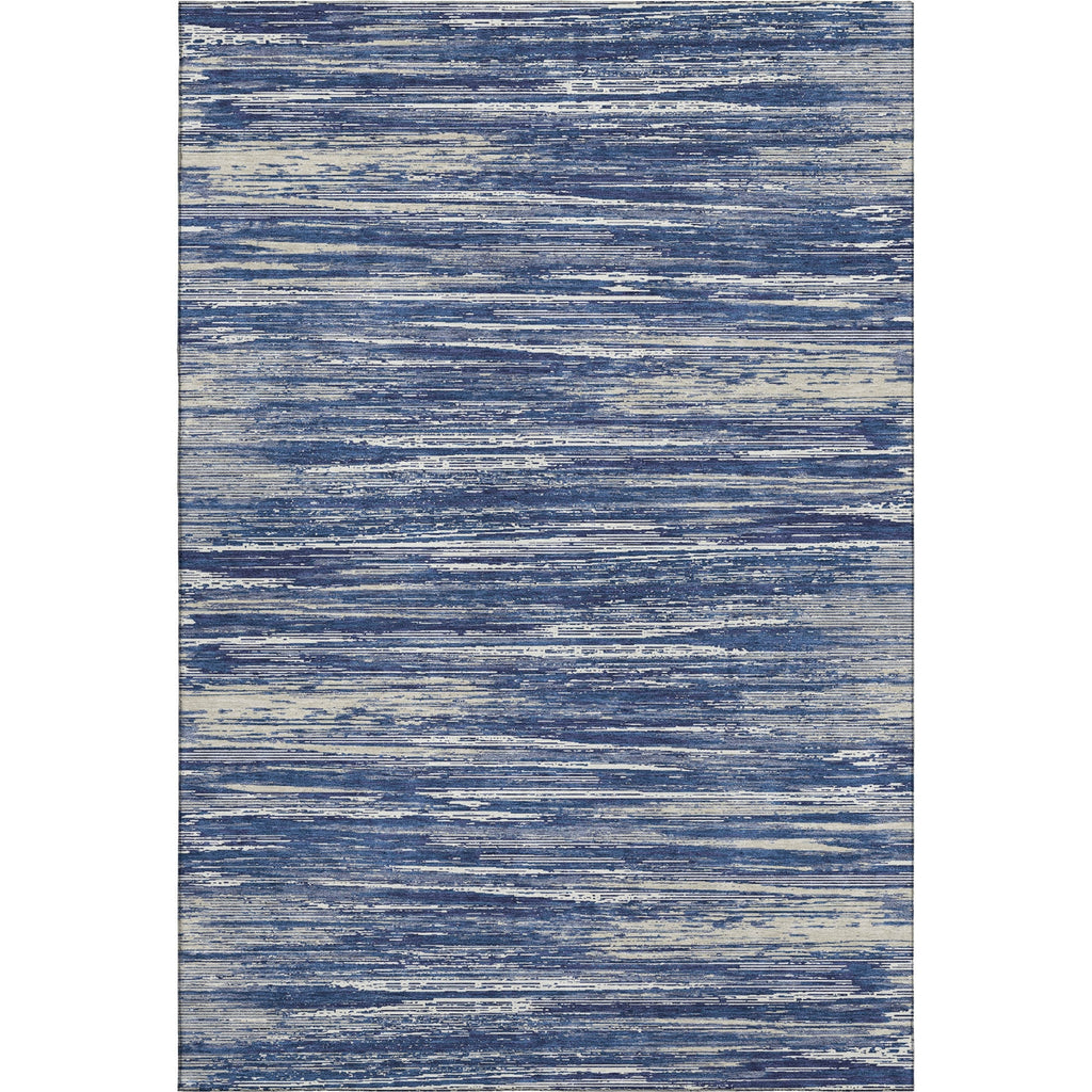 Piper Looms Mayfield Stripes AMF896 Navy Machine Washable Area Rug main image