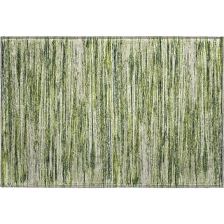 Piper Looms Mayfield Stripes AMF896 Olive Machine Washable Area Rug Scatter Main Image