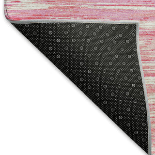 Piper Looms Mayfield Stripes AMF896 Pink Machine Washable Area Rug Backing Image