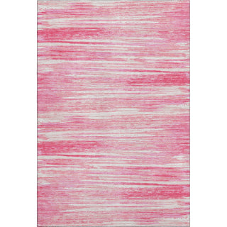 Piper Looms Mayfield Stripes AMF896 Pink Machine Washable Area Rug main image