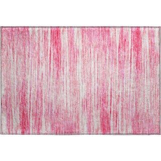 Piper Looms Mayfield Stripes AMF896 Pink Machine Washable Area Rug Scatter Main Image