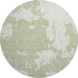 Piper Looms Mayfield Modern AMF897 Aloe Machine Washable Area Rug Round Main Image