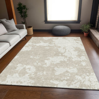 Piper Looms Mayfield Modern AMF897 Beige Machine Washable Area Rug Lifestyle Image Feature