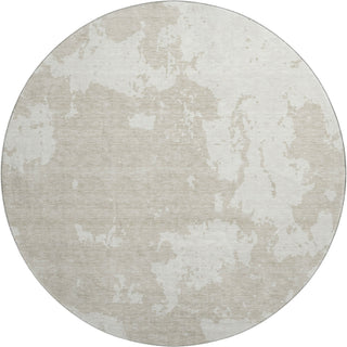 Piper Looms Mayfield Modern AMF897 Beige Machine Washable Area Rug Round Main Image