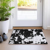 Piper Looms Mayfield Modern AMF897 Black Machine Washable Area Rug Scatter Lifestyle Image Feature