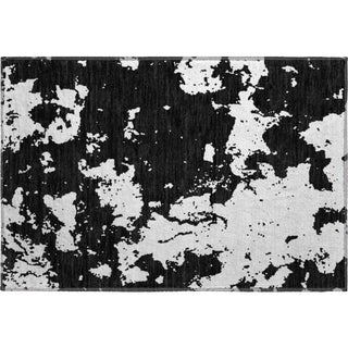 Piper Looms Mayfield Modern AMF897 Black Machine Washable Area Rug Scatter Main Image
