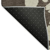 Piper Looms Mayfield Modern AMF897 Brown Machine Washable Area Rug Backing Image