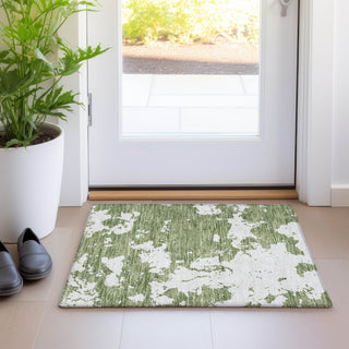 Piper Looms Mayfield Modern AMF897 Green Machine Washable Area Rug Scatter Lifestyle Image Feature